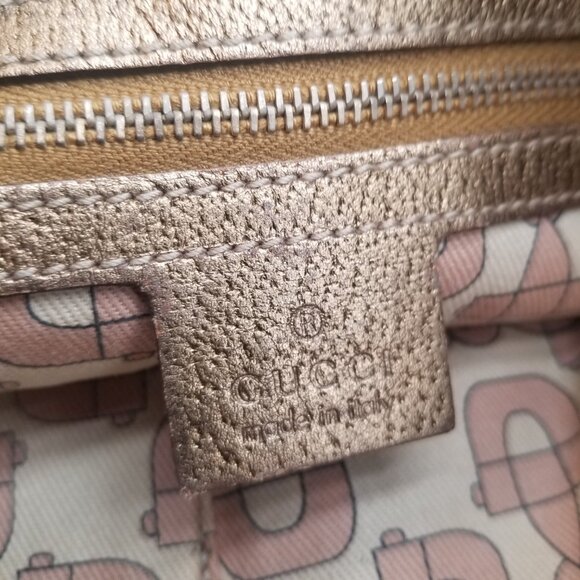 Gucci GG Jolicoeur Crossbody Brown Beige Canvas Fabric Bag - Picture 16 of 16